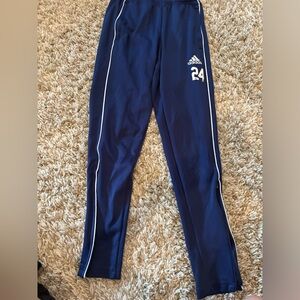 Navy blue soccer pants
